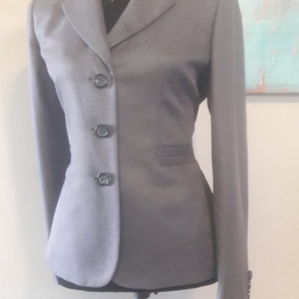 Jones New York/ Grey/ Career Blazer - Picture 2 of 11